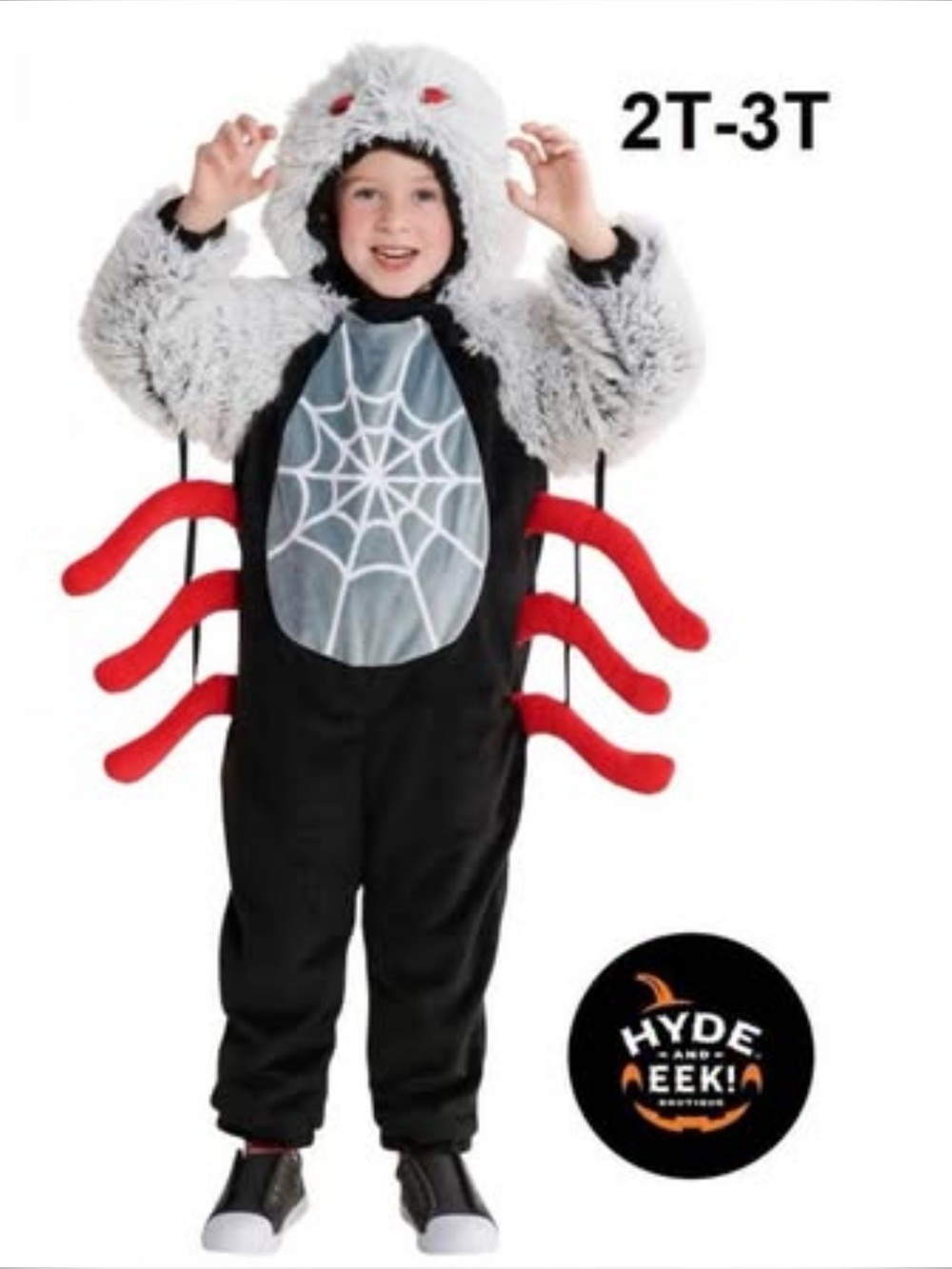 SPIDER HALLOWEEN COSTUME JUMPSUIT
